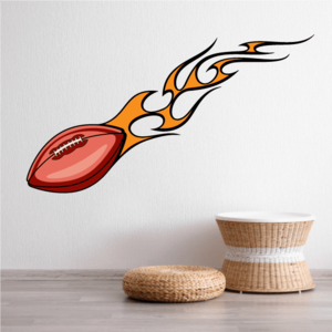 Football Ball Wall Decal - Vinyl Sticker - Car Sticker - Die Cut Sticker - CDSCOLOR036 Free Shipping Online