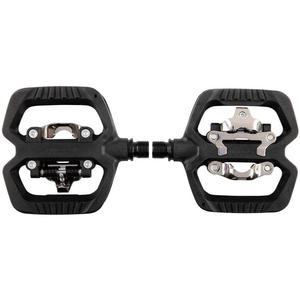 GEO TREKKING Pedals - Single Side Clipless Platform Chromoly 9/16" BLK Discount The Cheapest