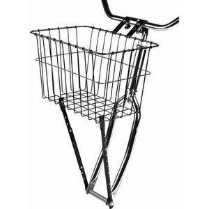 198 Front Basket with Adjustable Leg: Gloss Black Sale Good Selling