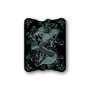 Flying Snake Skull Sticker Discount