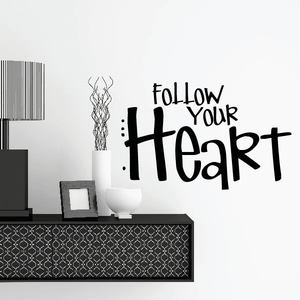 Follow your heart Decal Genuine Sale Online