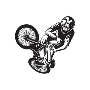 BMX Bike Wall Decal - Vinyl Decal - Car Decal - DC 008 Real For Sale