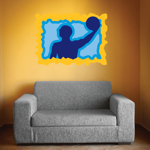 Blue and Yellow Water Polo Decal Collections Online
