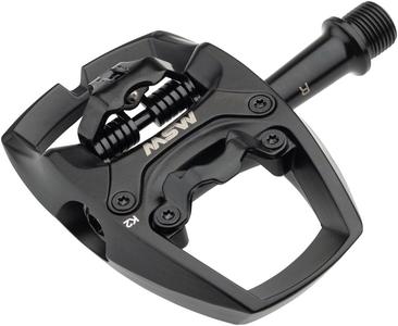 Flip II Pedals - Single Side Clipless with Platform Aluminum 9/16" Black Clearance Good Selling