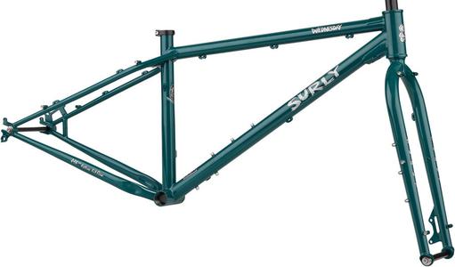 Wednesday Fat Bike Frameset - 26" Steel OG Algae Medium Online Online Clearance