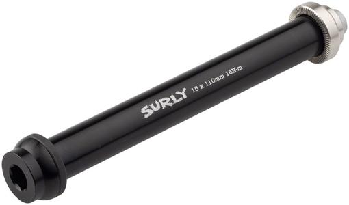 Front Thru-Axle - 15x110 mm Chromoly Black Outlet Best Pices