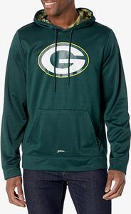 Zubaz Green Bay Packers NFL Men's Team Color Hoodie with Team Camo Liner Clearance Best Place