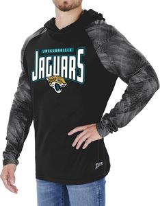 Zubaz Jacksonville Jaguars NFL Men's Team Color Hoodie with Tonal Viper Sleeves Clearance Recommend