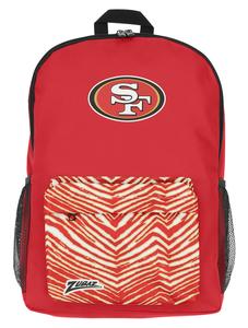 FOCO X ZUBAZ NFL San Francisco 49ers Zebra 2 Collab Printed Backpack Cheap Sale Pictures