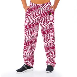 Zubaz Arizona Cardinals NFL Men's Classic Zebra Print Left Hip Team Logo Pant Cheap Store