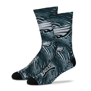 Zubaz By For Bare Feet NFL Zubified Adult and Youth Dress Socks, Philadelphia Eagles, Large Visit Online