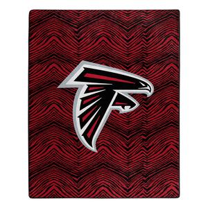 Zubaz By Northwest NFL Atlanta Falcons Zubified Raschel Throw Blanket, 50x60 Free Shipping Visit