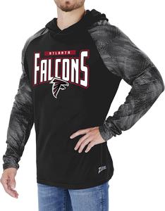 Zubaz Atlanta Falcons NFL Men's Team Color Hoodie with Tonal Viper Sleeves Wholesale Pice Cheap Online