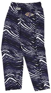 Zubaz Baltimore Ravens NFL Men's Zebra Left Hip Logo Lounge Pant Official Site