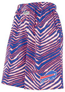Zubaz Buffalo Bills Men's Classic Zebra Print Shorts with Team Logo Great Deals Sale Online