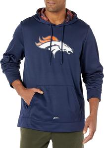 Zubaz Denver Broncos NFL Men's Team Color Hoodie with Team Camo Liner Sale Extremely