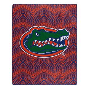 Zubaz by Northwest NCAA Zubified Raschel Throw Blanket 50 X 60, Florida Gators Online