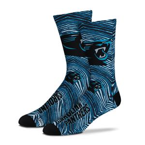 Zubaz By For Bare Feet NFL Zubified Adult and Youth Dress Socks, Carolina Panthers, Large Buy Cheap With Credit Card