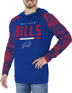 Zubaz Buffalo Bills NFL Men's Lightweight Hoodie with Team Camo Sleeves Buy Cheap Best Pices