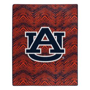 Zubaz by Northwest NCAA Zubified Raschel Throw Blanket, Auburn Tigers Outlet Recommend