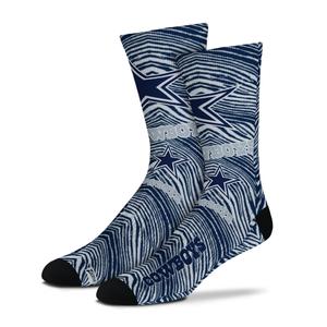 Zubaz By For Bare Feet NFL Zubified Adult and Youth Dress Socks, Dallas Cowboys, One Size Cheap Visit