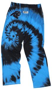 Zubaz Carolina Panthers Men's NFL Tie Dye Team Colors Lounge Pants, Blue Discount Collections