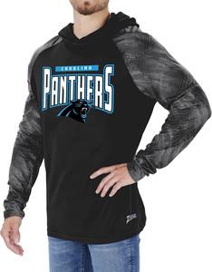 Zubaz Carolina Panthers NFL Men's Team Color Hoodie with Tonal Viper Sleeves Amazon Sale Online