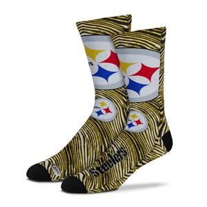 Zubaz By For Bare Feet NFL Zubified Adult and Youth Dress Socks, Pittsburgh Steelers, One Size Quality Free Shipping Low Pice