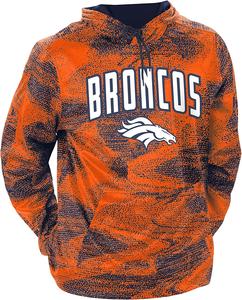 Zubaz Denver Broncos NFL Men's Static Hoodie Purchase Sale Online