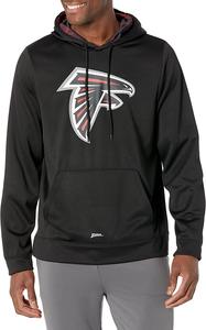 Zubaz Atlanta Falcons NFL Men's Team Color Hoodie with Team Camo Hood Liner Sale View