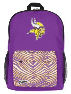 FOCO X ZUBAZ NFL Minnesota Vikings Zebra 2 Collab Printed Backpack Discount Codes Really Cheap