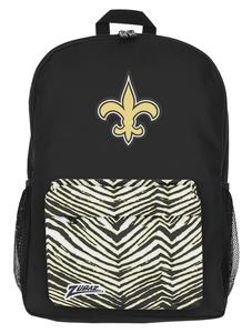 FOCO X ZUBAZ NFL New Orleans Saints Zebra 2 Collab Printed Backpack Clearance Get To Buy
