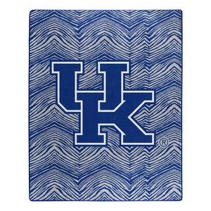 Zubaz by Northwest NCAA Zubified Raschel Throw Blanket, Kentucky Wildcats Outlet Locations Cheap Online