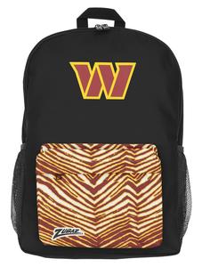 FOCO X ZUBAZ NFL Washington Commanders Zebra 2 Collab Printed Backpack Cheap Sale Choice