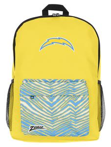 FOCO X ZUBAZ NFL Los Angeles Chargers Zebra 2 Collab Printed Backpack Clearance Footaction