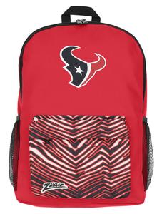 FOCO X ZUBAZ NFL Houston Texans Zebra 2 Collab Printed Backpack Outlet Best Sale