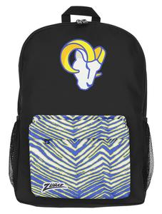 FOCO X ZUBAZ NFL Los Angeles Rams Zebra 2 Collab Printed Backpack Buy Cheap Looking For