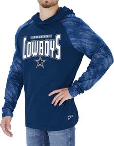 Zubaz Dallas Cowboys NFL Men's Team Color Hoodie with Tonal Viper Sleeves Free Shipping Cheap Pice