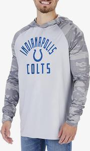 Zubaz Indianapolis Colts NFL Men's Grey Lightweight Hoodie w/ Tonal Camo Sleeves Cheap Outlet Store