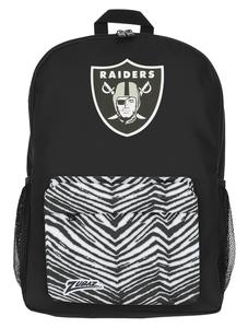 FOCO X ZUBAZ NFL Las Vegas Raiders Zebra 2 Collab Printed Backpack Manchester