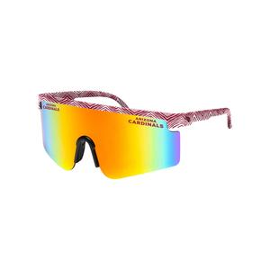 FOCO X Zubaz NFL Collab 90s Retro Swag Sunglasses, Arizona Cardinals Clearance Footaction