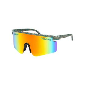 FOCO X Zubaz NFL Collab 90s Retro Swag Sunglasses, Miami Dolphins Cheap Sale Footlocker Finishline
