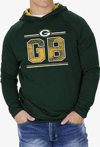 Zubaz Green Bay Packers NFL Men's Lightweight Hoodie With Static Hood Liner Cheap From China