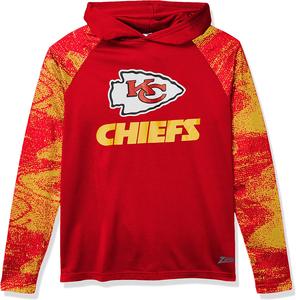 Zubaz Kansas City Chiefs NFL Men's Static French Terry Lightweight Pullover Hoodie 2025 Newest Cheap Online