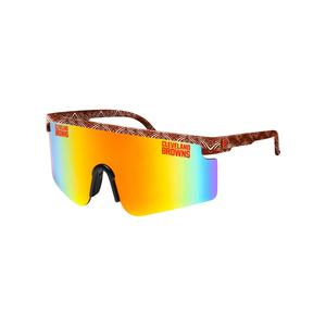 FOCO X Zubaz NFL Collab 90s Retro Swag Sunglasses, Cleveland Browns Cheap Wiki