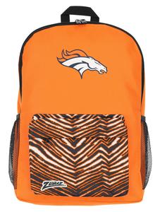 FOCO X ZUBAZ NFL Denver Broncos Zebra 2 Collab Printed Backpack Clearance Online