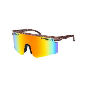 FOCO X Zubaz NFL Collab 90s Retro Swag Sunglasses, Denver Broncos Cheap Sale Cheap