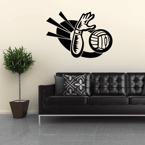 Volleyball Wall Decal - Vinyl Decal - Car Decal - CDS012 Collections Cheap Online