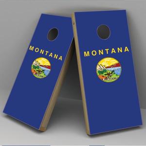 Montana Flag Cornhole Board Vinyl Decal Wrap Buy Cheap Largest Supplier