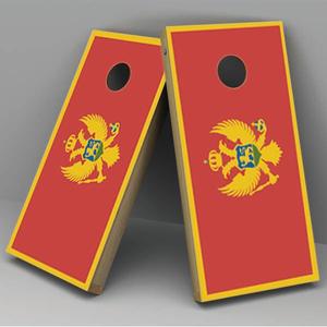 Montenegro Flag Cornhole Board Vinyl Decal Wrap The Cheapest For Sale